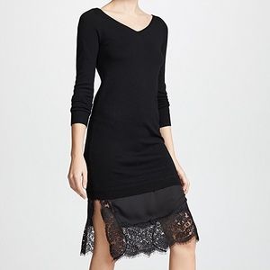 Club Monaco Tamilla Dress Black Wool size XS